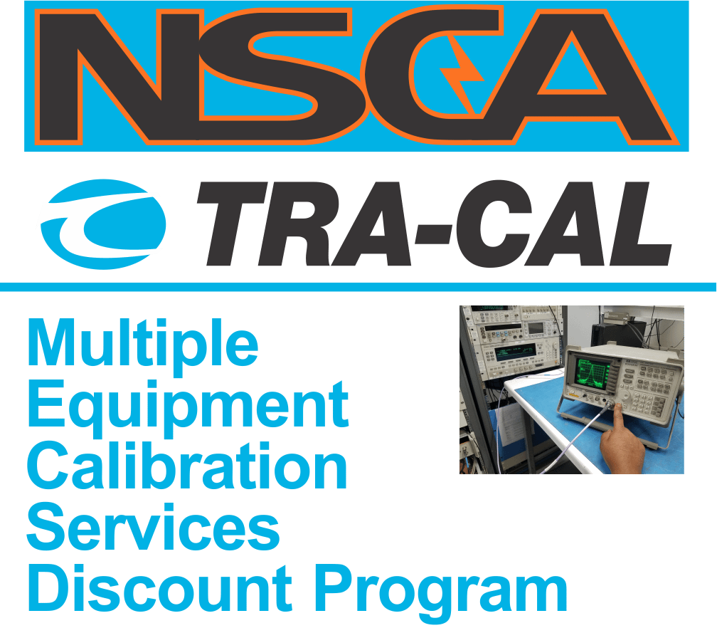 Multiple Equipment Calibration Discount Program NSCA & TraCal